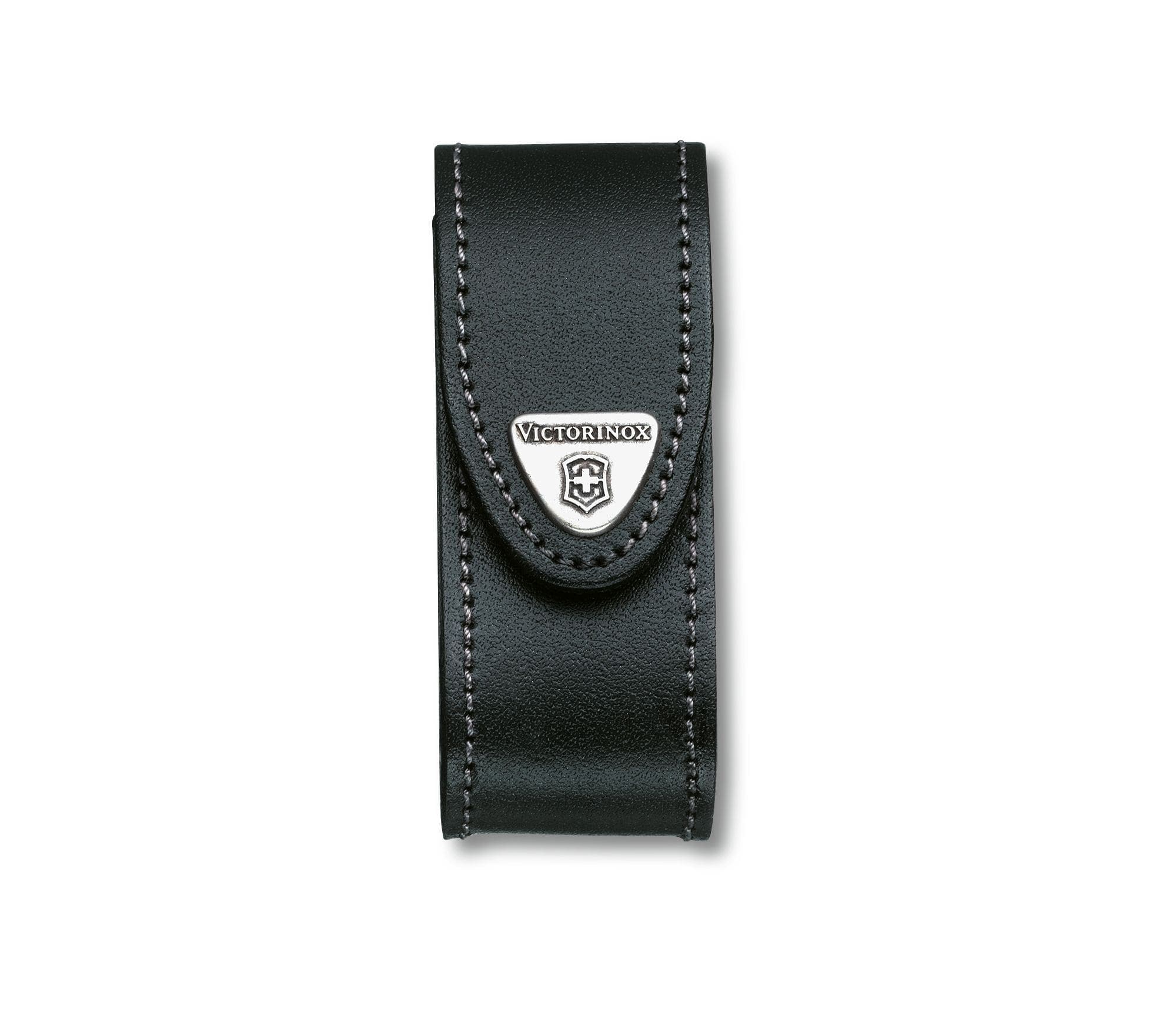 VICTORINOX BELT POUCH BLACK LEATHER - 4.0520.3