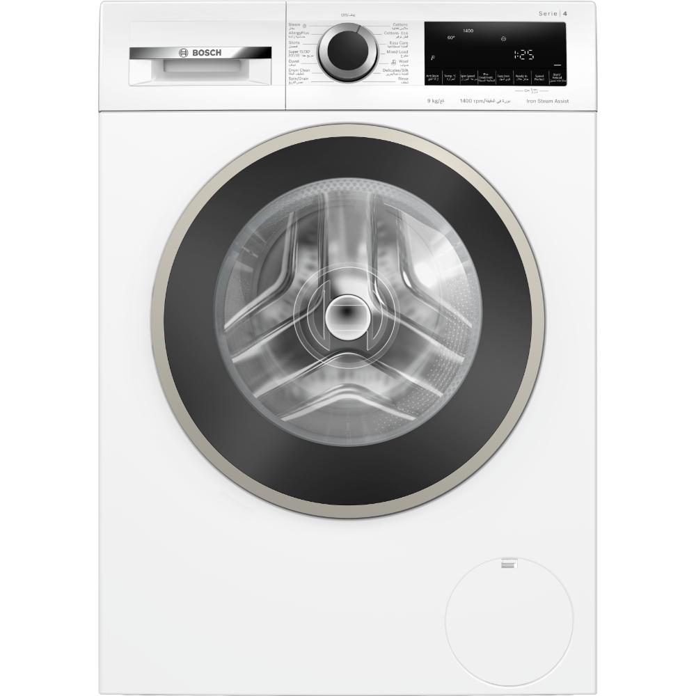 Bosch Series 4 Free-Standing Washing Machine, Front Loader 9 kg 1400 rpm, Touch control buttons, WGA14400GC,1Year Manufacturer Warranty