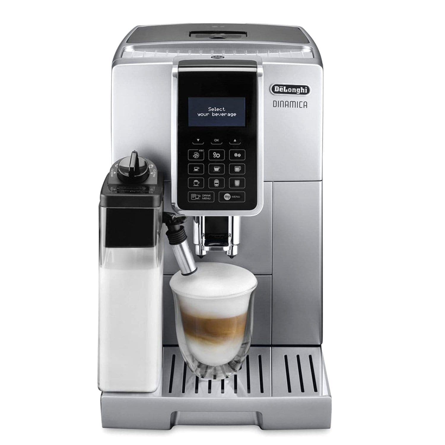 De'Longhi Fully Automatic Coffee Machine Silver - ECAM350.75.S - Jashanmal Home