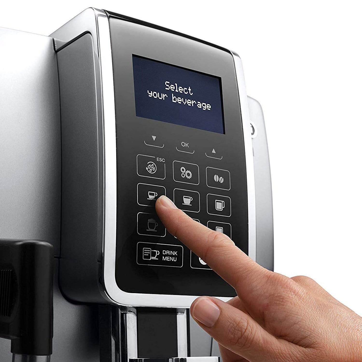 De'Longhi Fully Automatic Coffee Machine Silver - ECAM350.75.S - Jashanmal Home