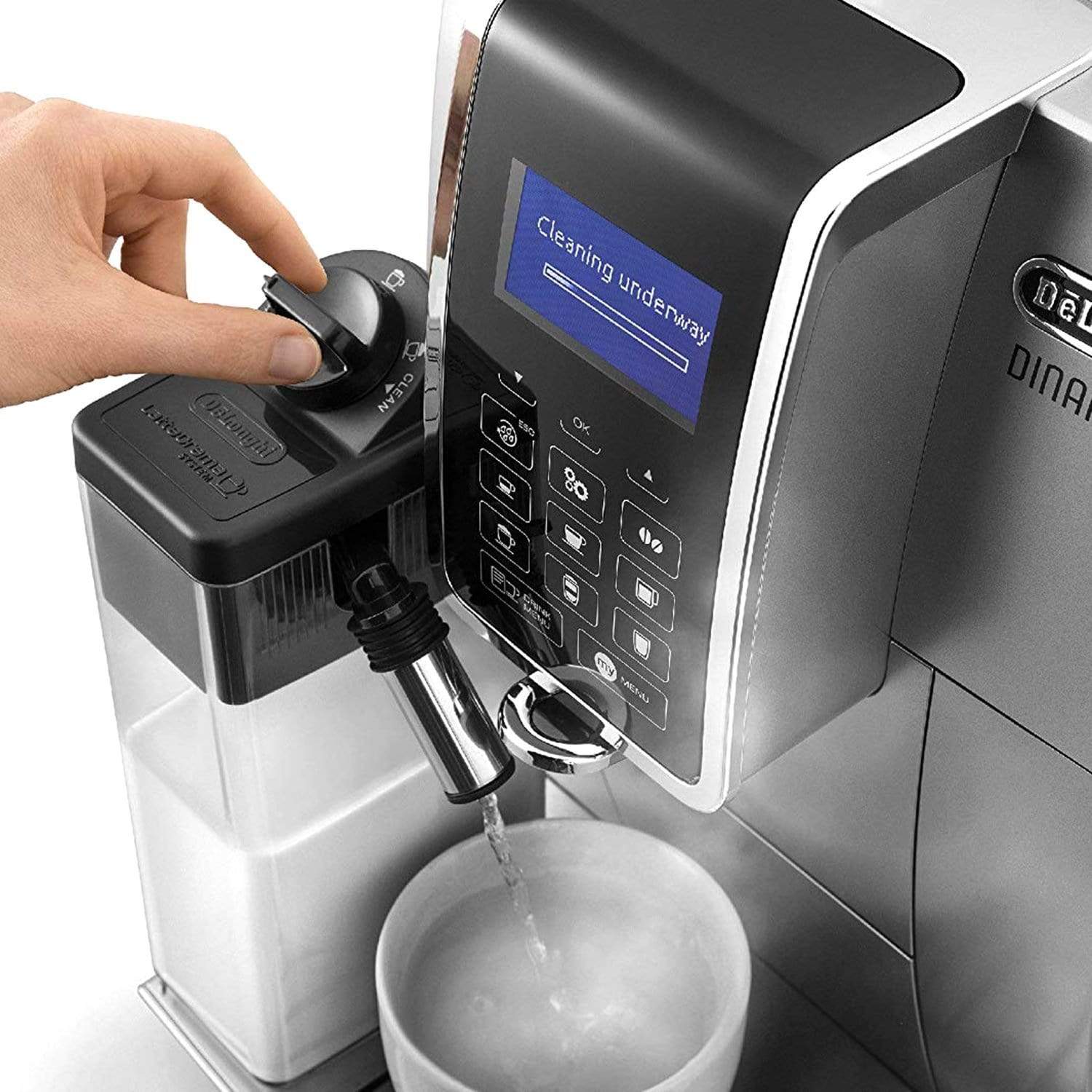 De'Longhi Fully Automatic Coffee Machine Silver - ECAM350.75.S - Jashanmal Home