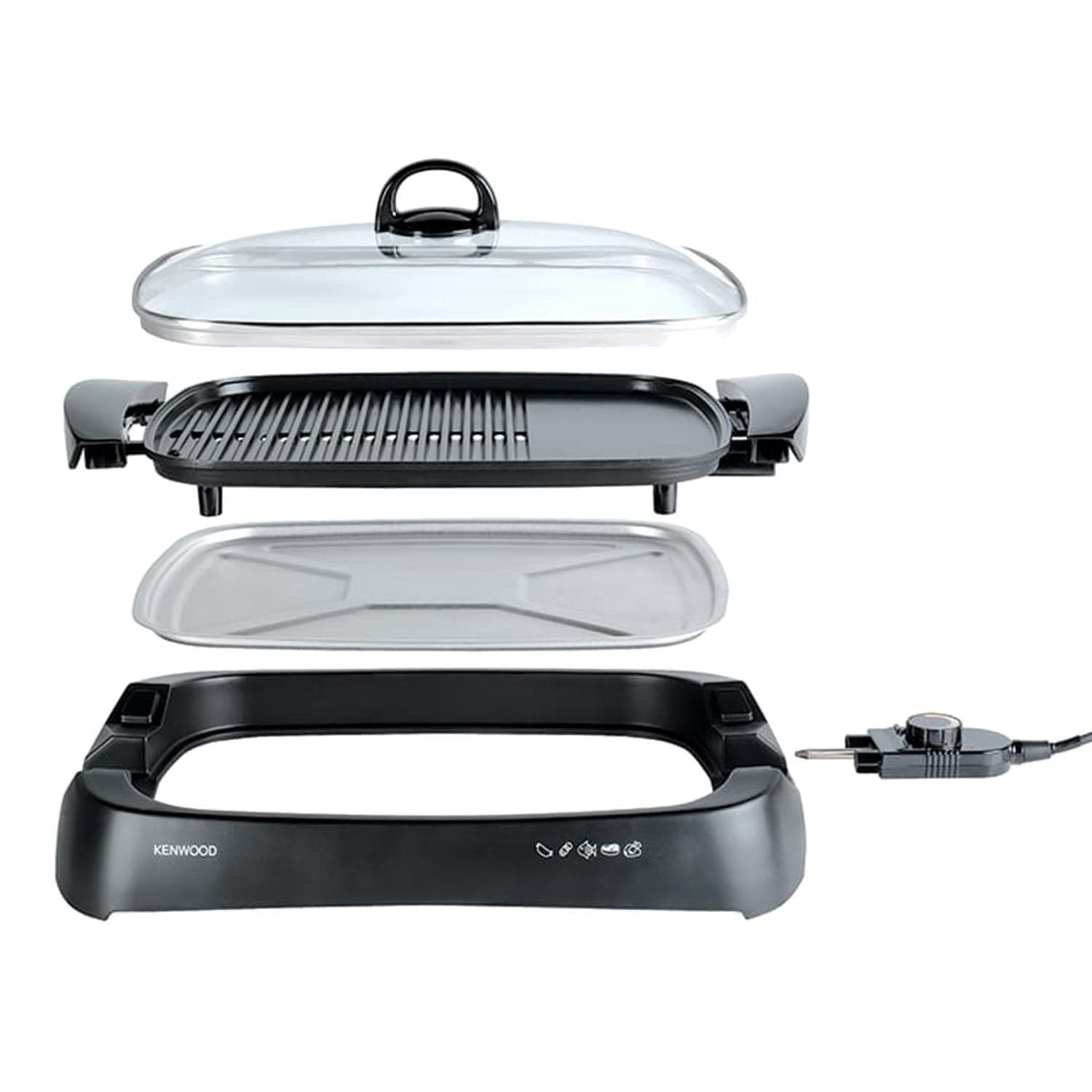 Kenwood Black Health Grill - HG230 - Jashanmal Home
