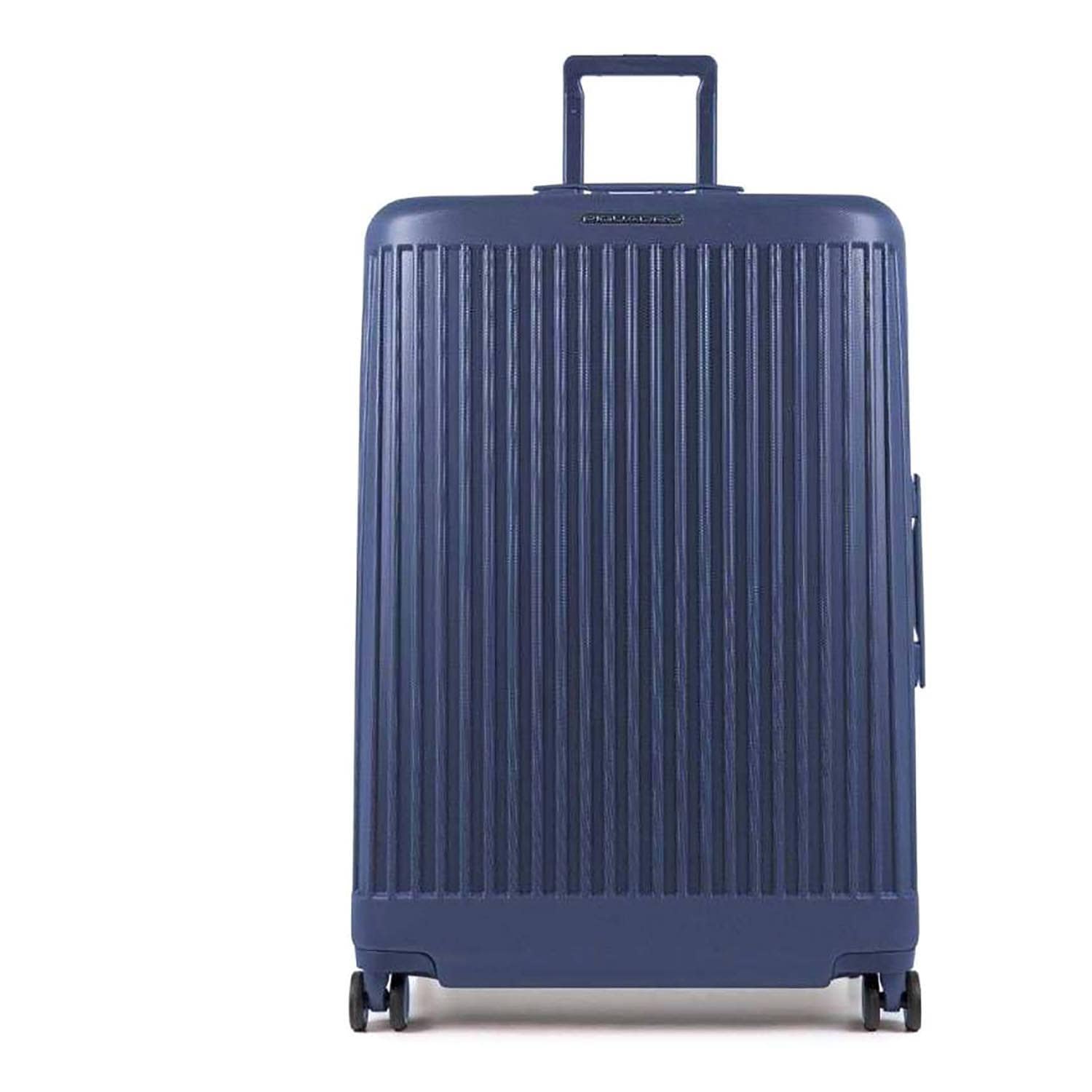 Piquadro Seeker Hardside Spinner TSA Lock Trolley Bag - Blue - BV4428SK/BLU - Jashanmal Home