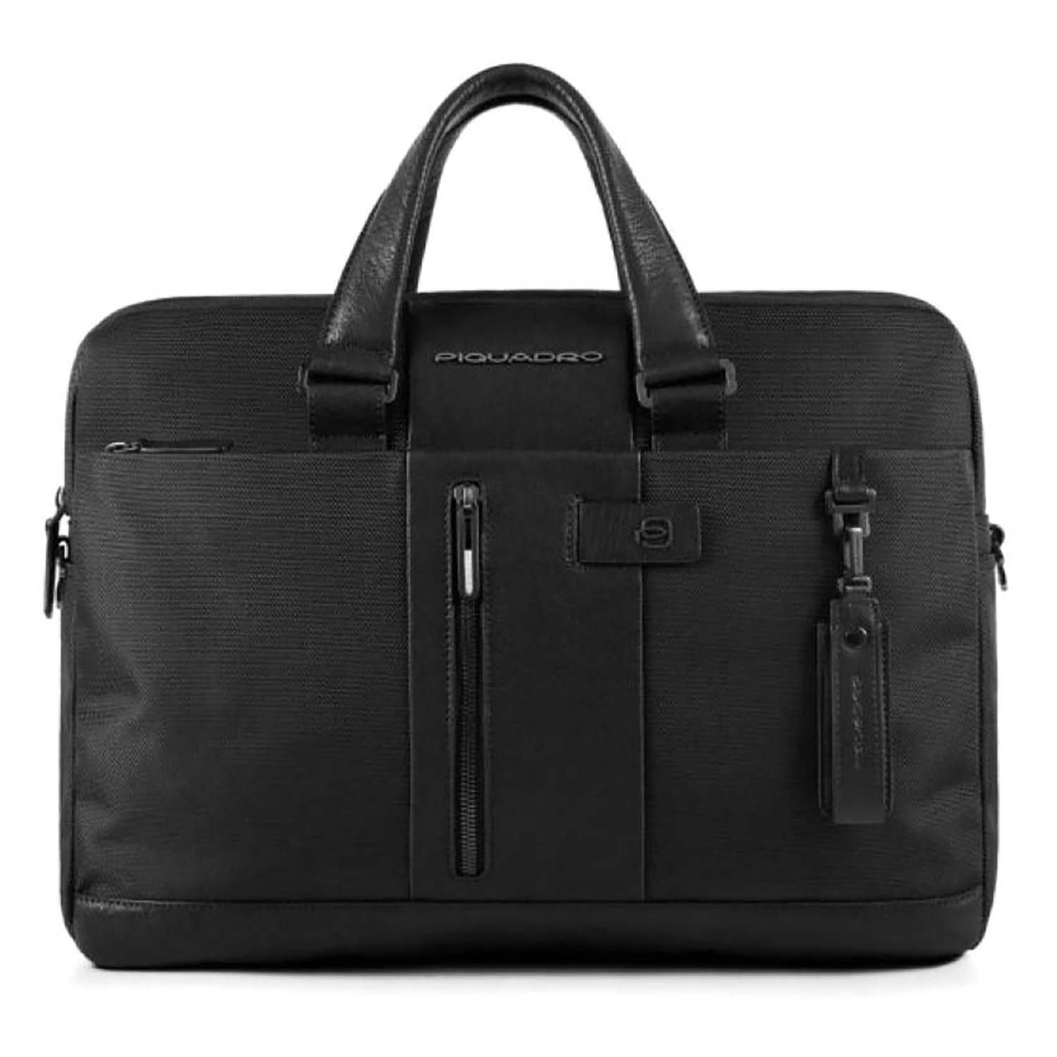 Piquadro Portfolio Briefcase - Black - CA3339BR/N - Jashanmal Home