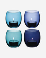 Coro Tealight Holder H6.5cm Assorted x 4