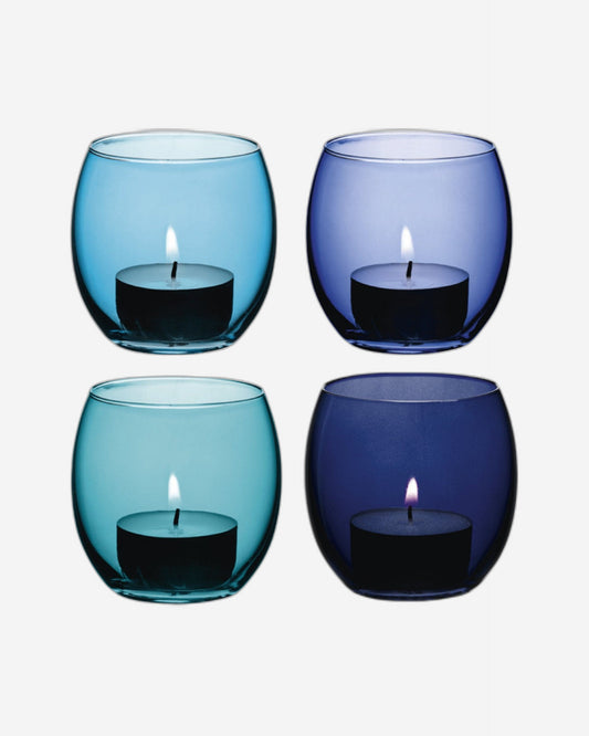 Coro Tealight Holder H6.5cm Assorted x 4