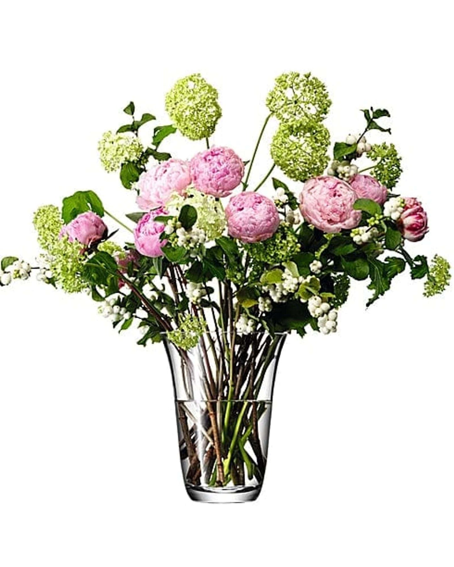 Lsa Flower Open Bouquet Vase Clear