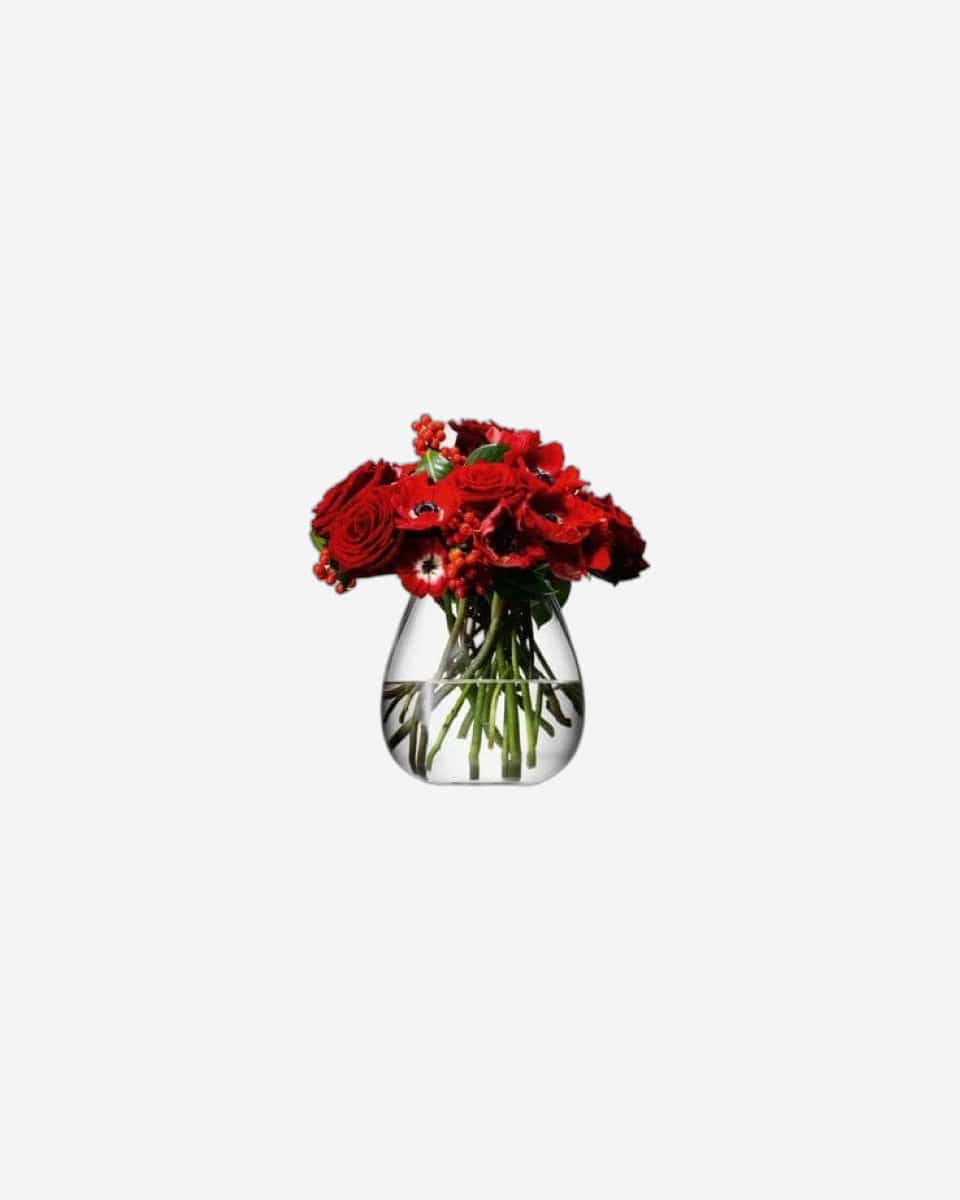 Lsa Flower Table Bouquet Vase Clear