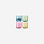 Polka Tumbler 420ml Pastel Assorted x 4