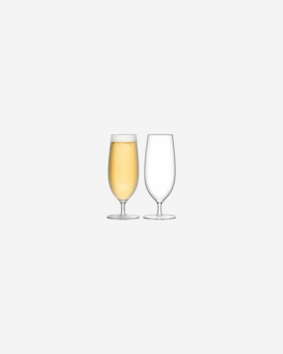 Lsa Bar Pilsner Glass Clear X 2