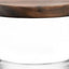 Lsa City Bowl & Walnut Lid Clear