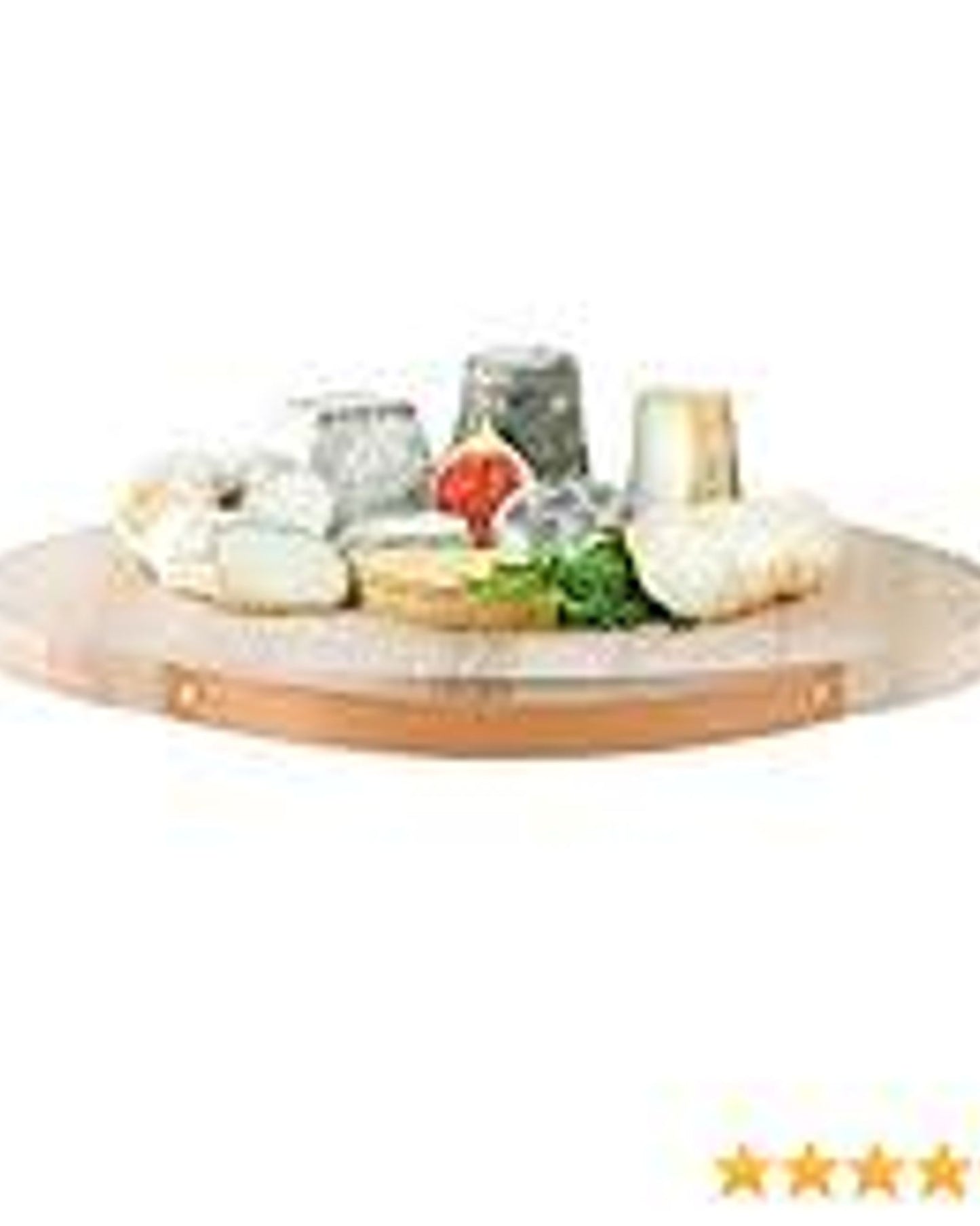 Utility Board Ash & Leather Handle Ø45cm