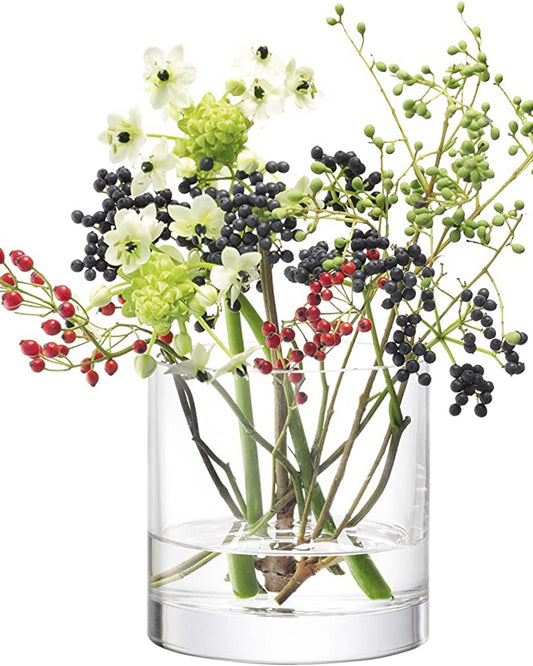 Lsa Column Vase/Candleholder  Clear