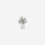 Pleat Vase H26cm Clear