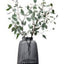 Pleat Vase H26cm Grey
