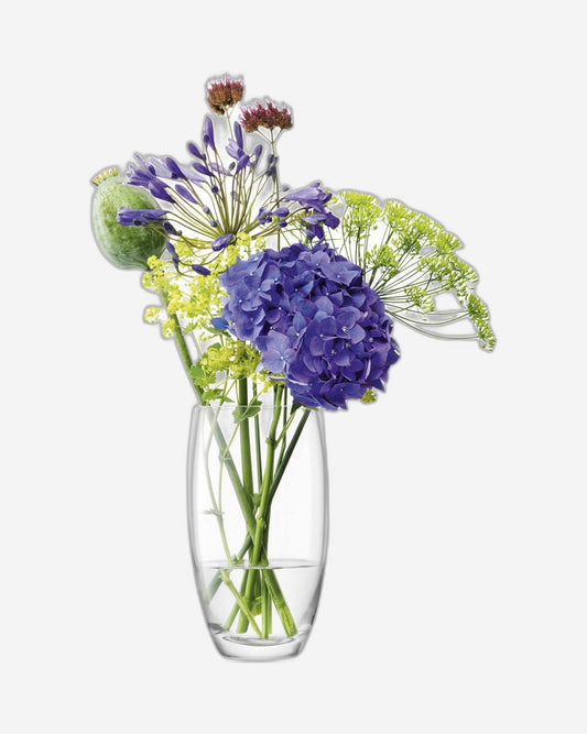 Lsa Flower Barrel Bouquet Vase Clear