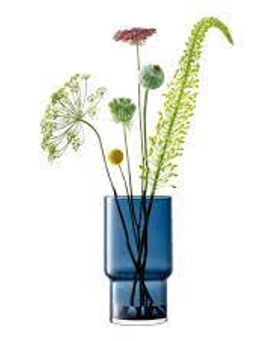 Utility Vase/Lantern H30cm Sapphire