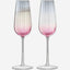 Lsa Dusk Champagne Flute Pink/Grey X 2