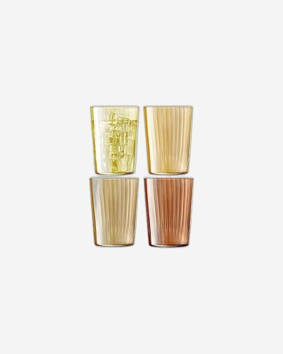 Lsa Gems Tumbler Assorted Amber X 4
