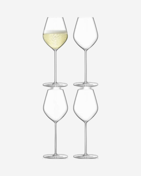 Borough Champagne Tulip Glass 285ml x 4