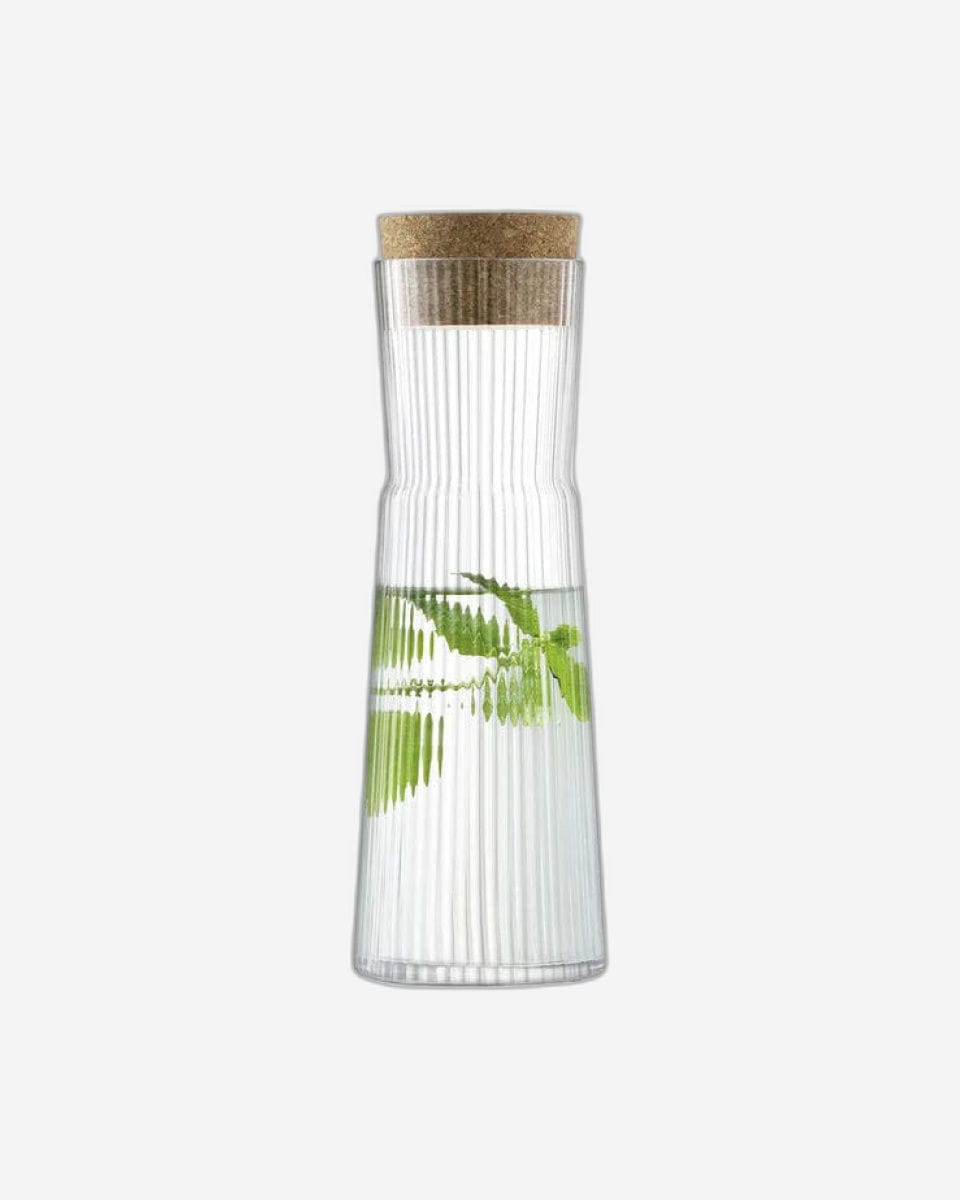 Lsa Gio Line Carafe & Cork Stopper Clear