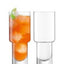Vodka Mixer Glass 400ml Clear x 2