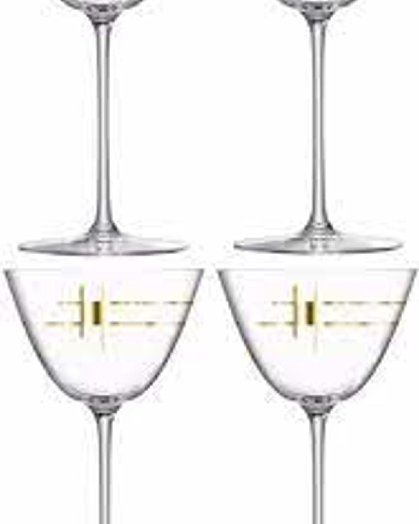 Lsa Century Martini Glass Gold X 4