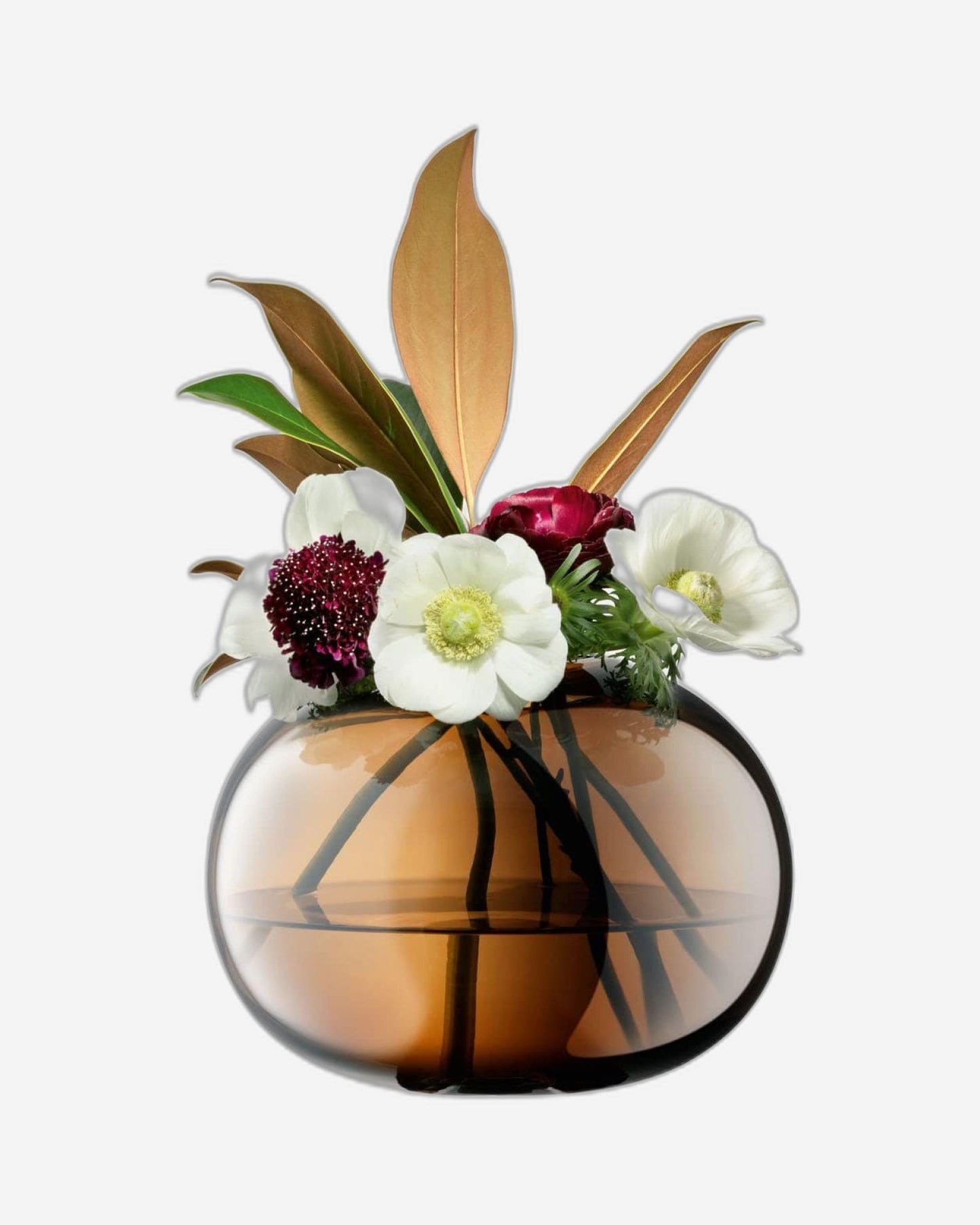 Lsa Epoque Vase Amber/Lustre