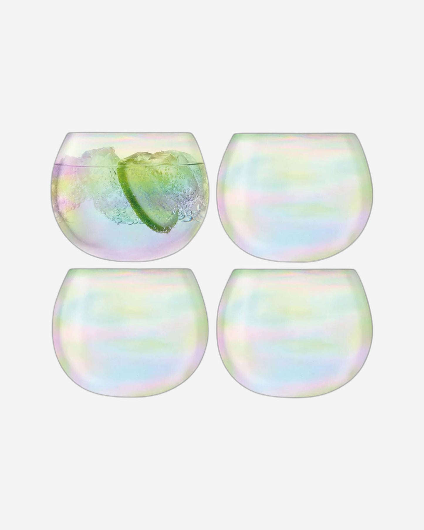 Lsa Bubble Rocking Tumbler Pearl X 4