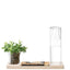 Plateau Duo Set L45cm Clear/Ash/Cork *