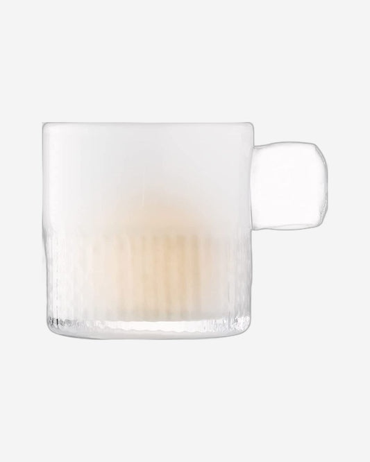 Lsa Handle Tealight Holder Milk White