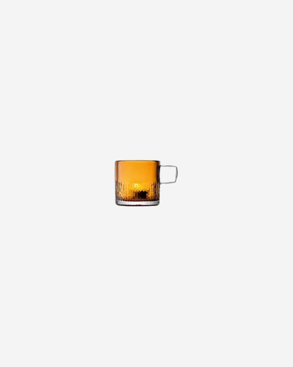 Lsa Handle Tealight Holder Amber