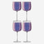 Lsa Aurora Wine Glass Polar Violet X 4