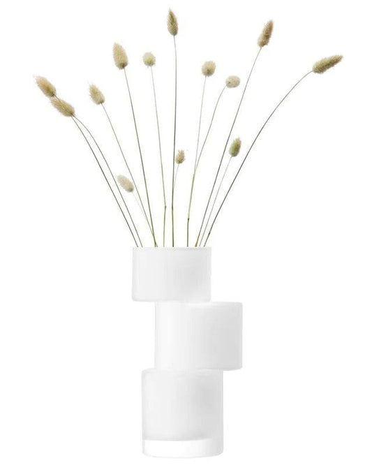 Tier Vase H26cm Chalk White