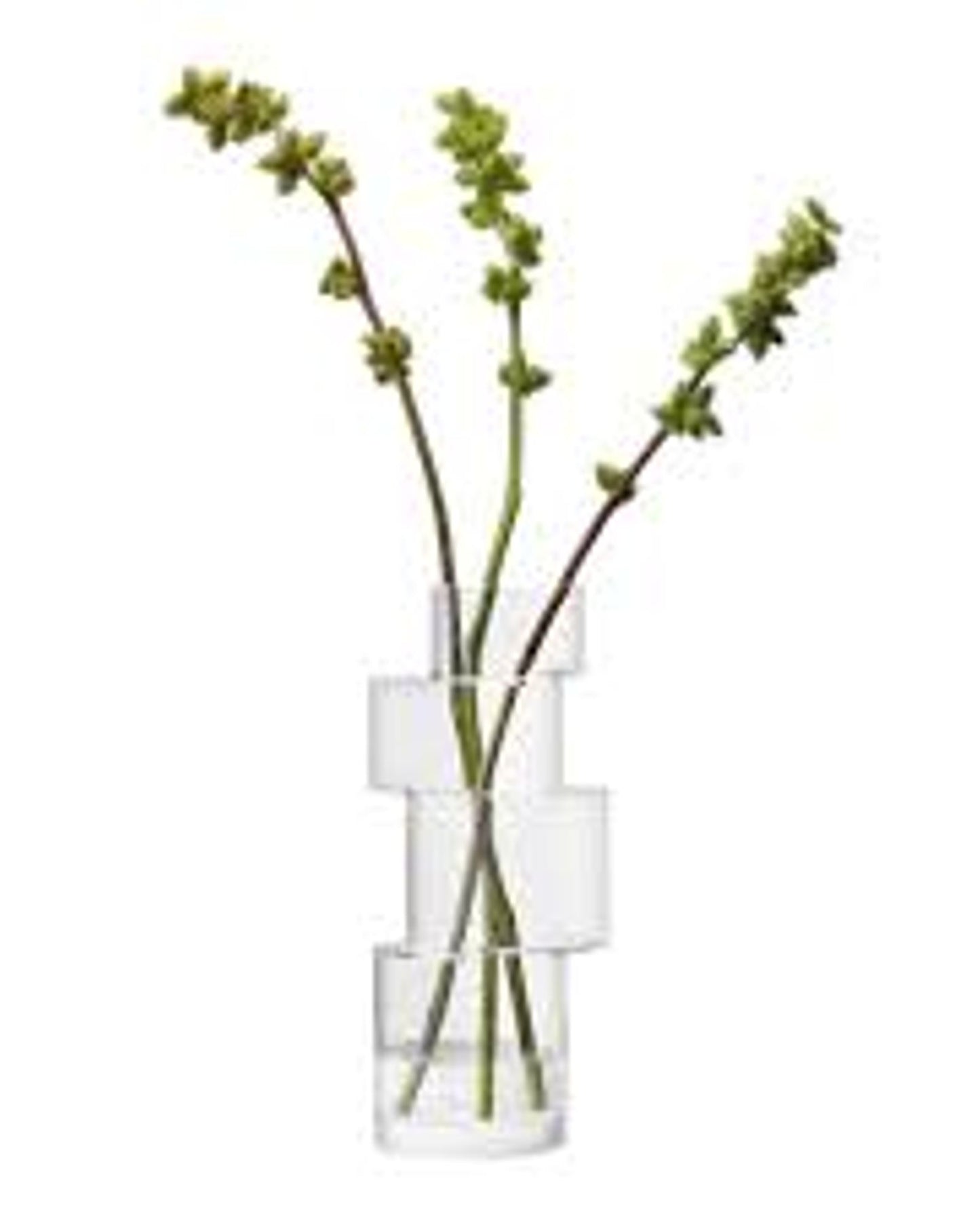 Tier Vase H35cm Clear