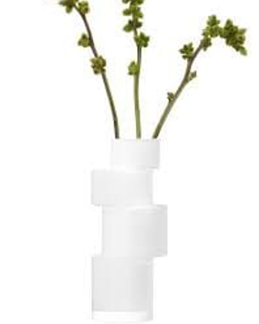 Tier Vase H35cm Chalk White