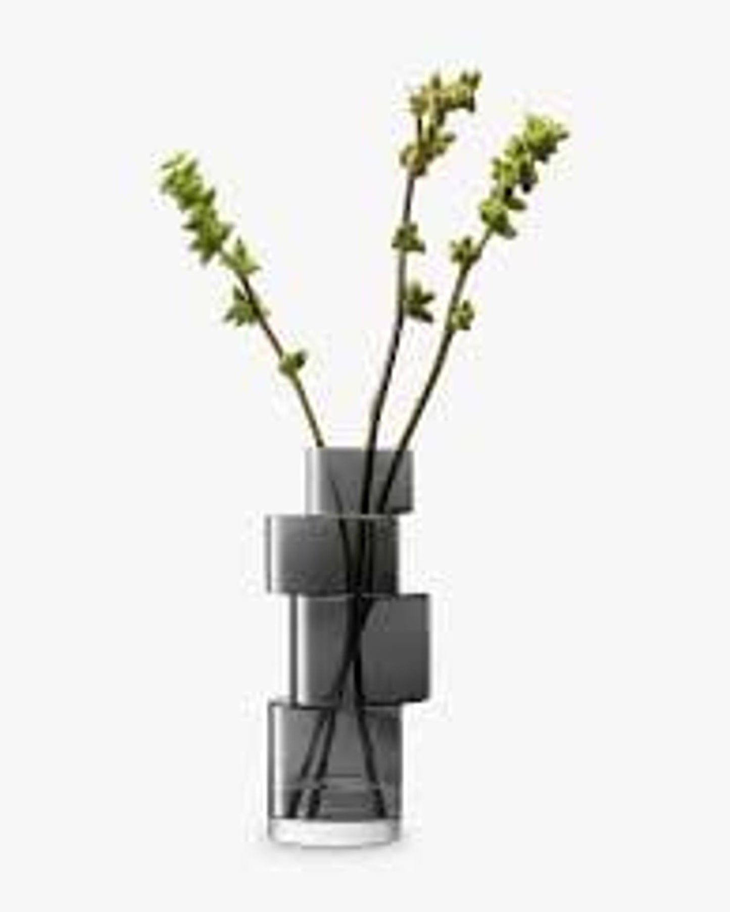 Tier Vase H35cm Slate Grey