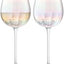 Pearl White Wine Glass 325ml Mother of Pearl x 2