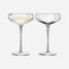 Lsa Aurelia Champagne Saucer Clear Optic X 2