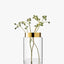 Lsa Aurum Vase/Lantern  Clear/Gold