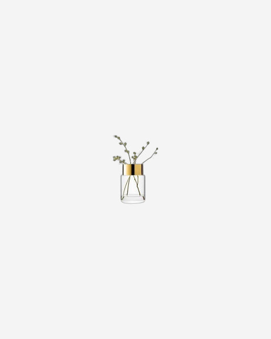 Lsa Aurum Vase/Lantern Clear/Gold