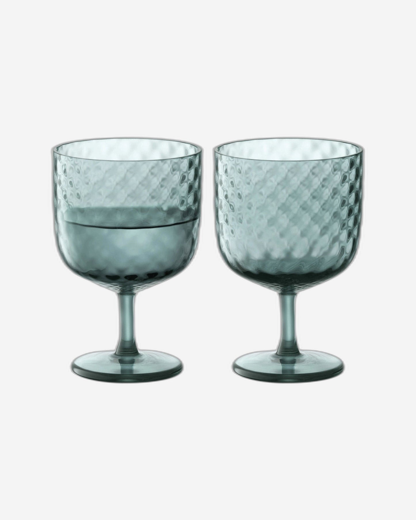 Lsa Dapple Wine Glass Water Blue X 2