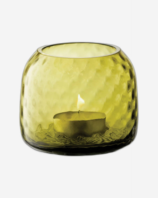 Lsa Dapple Tealight Holder/Vase Woodland Green