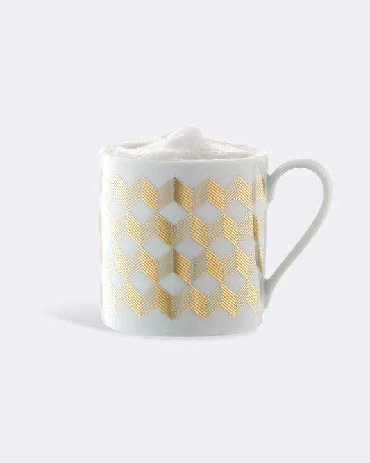Lsa Chevron Mug  Gold