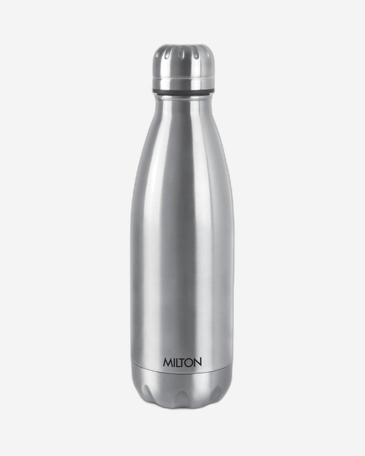 Milton Duo DLX 500ml Vacuum Insulated Thermosteel Water Bottle – Silver | 24-Hour Hot & Cold | 18/8 Stainless Steel | Leak-Proof | Double-Walled Flask with Inner Copper Coating | Ideal for Sports, Gym & Travel
