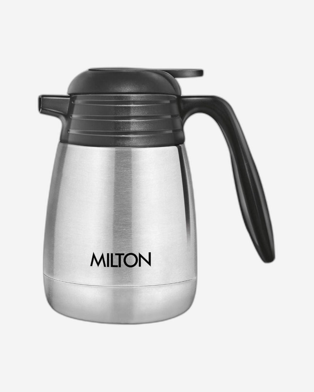 Milton Thermosteel Carafe 24 Hours Hot And Cold, 1000 Ml, Silver |Double Walled | Food Grade | Tea | Coffee, Heat & Cold Retention, Leak Proof, Rust Free, Easy To Carry