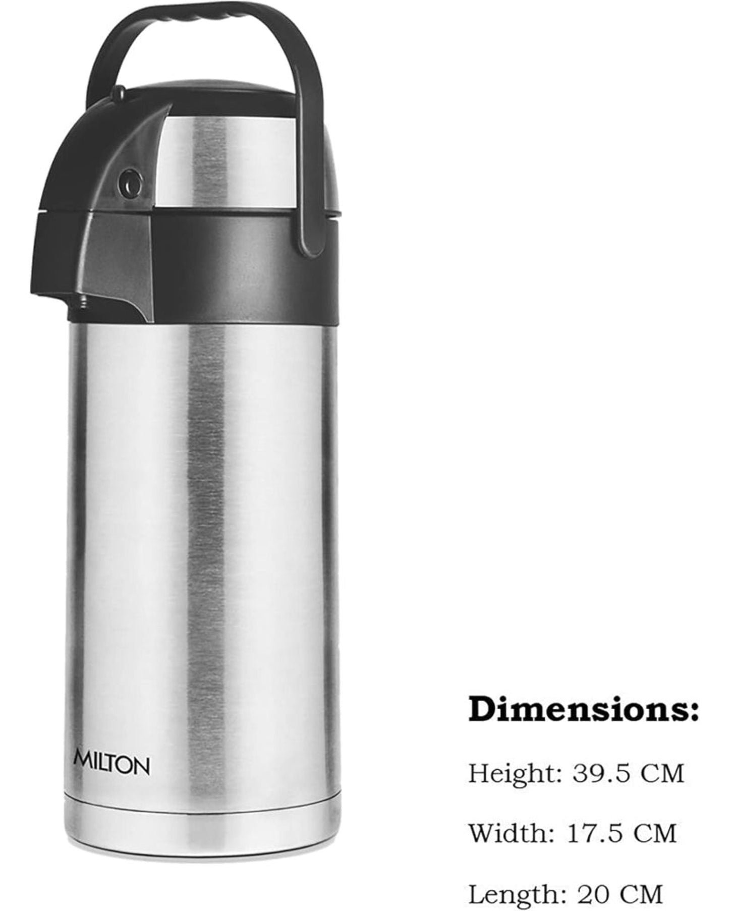 Milton Thermosteel Vaccum Insulated Beverage Dispenser 3000 (Steel, 3.09Litre)
