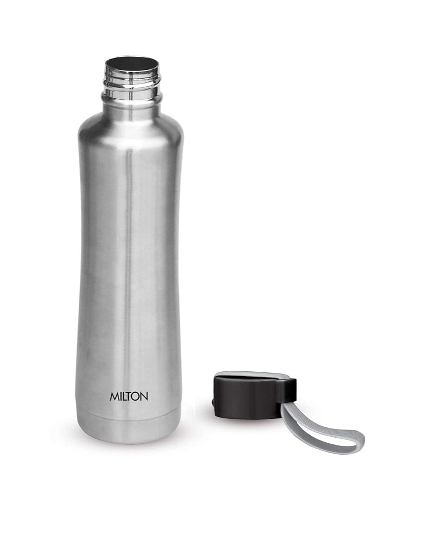 Milton New Tiara 1100 Stainless Steel 24 Hours Hot And Cold Water Bottle, 900 Ml, Silver