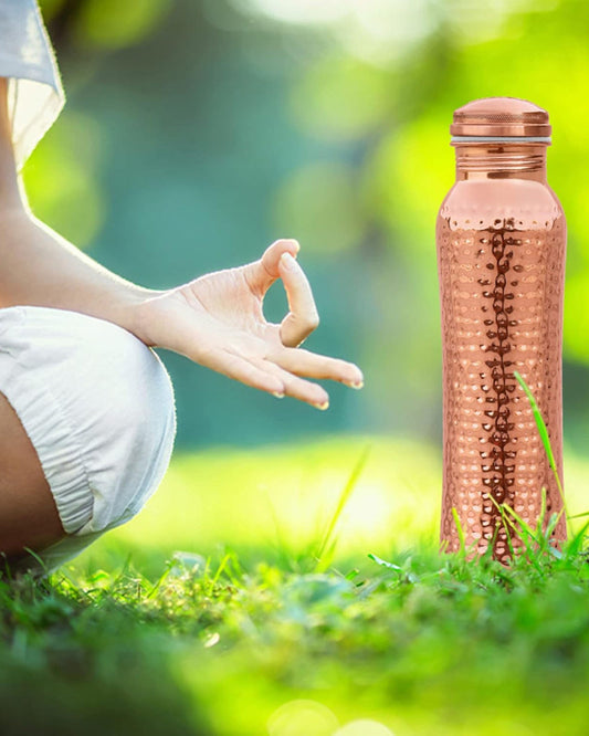Milton Jewel 1000 Water Bottle, 920 Ml, 1 Piece, Copper | Leak Proof | For Office, Gym, Yoga, Home, Kitchen, Hiking, Trekking, Travel