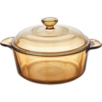 6Pcs Versapot Amber 1X6Pcst(Vs-336 Npc/Cl1) Vision (0.8L, 1.25L, 2.25L)